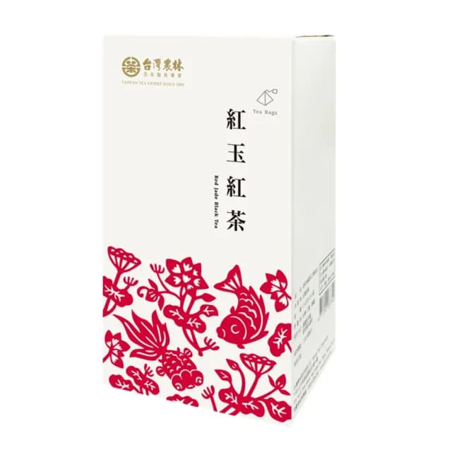【台灣農林】官方直營 台茶風華 紅玉紅茶(天然製材茶包2.5gx20入/盒)