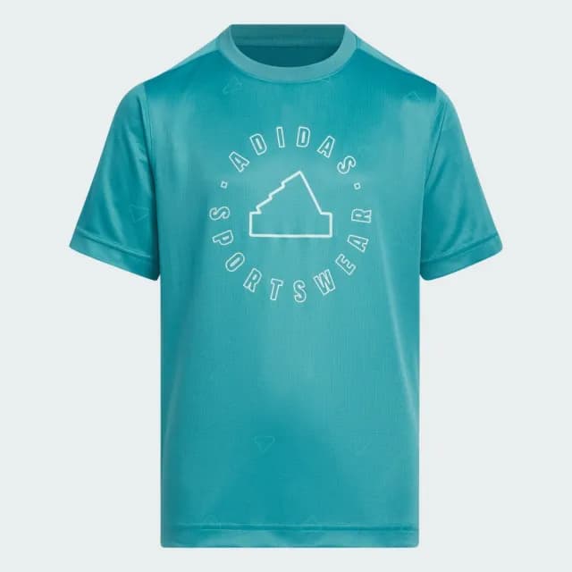 【adidas 愛迪達】短袖上衣 T恤 吸濕排汗 童裝 IT4031