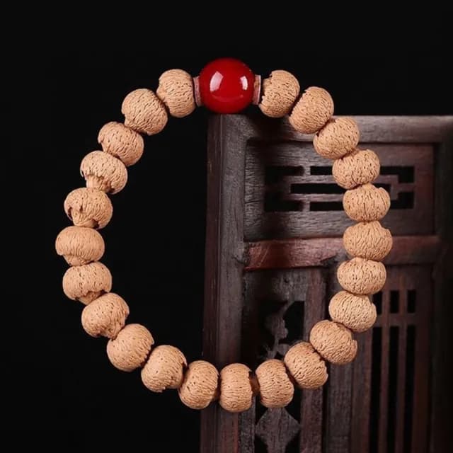 【LEEHER】蓮花菩提子 送長輩 求好運長智慧 招財 避邪手鍊 送男生 禮物 佛珠手鍊 開運手鍊