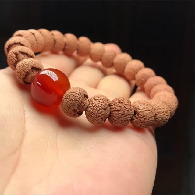 【LEESA】蓮花菩提子 男女手鍊 送長輩 招財 開運手鍊 避邪手鍊 送禮 佛珠手鍊 求好運長智