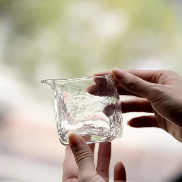 【傳真雅器】日式四方 玻璃公道杯（小款）(茶具 茶道具 公道杯 茶海 分茶器)