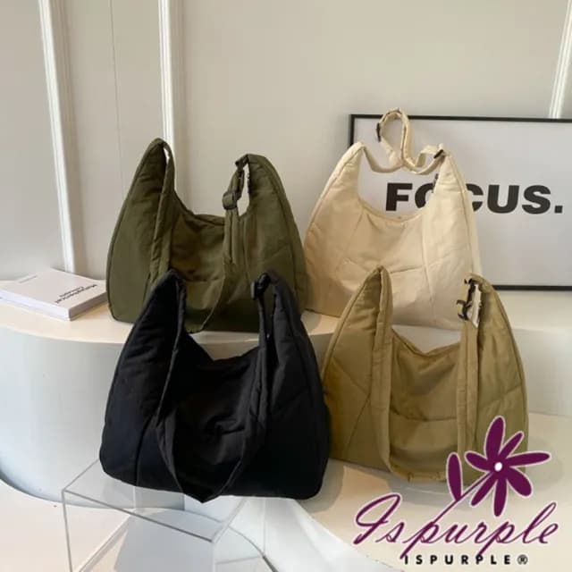 【iSPurple】情人節禮物 日系文青*通勤實用大容量素面托特包(顏色可選)