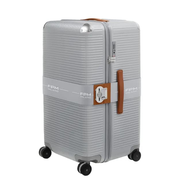 【FPM MILANO】BANK ZIP DELUXE 系列 30吋運動行李箱 冰川銀-平輸品(A2227301830)