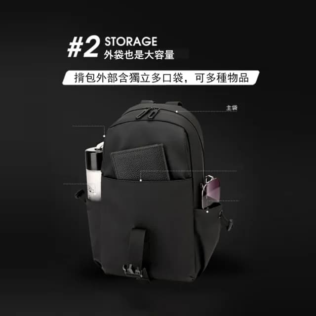 【Janyo】簡約男士機能斜跨包 防水包 尼龍斜背包 戶外休閒胸包 交換禮物(側背包/單肩包)