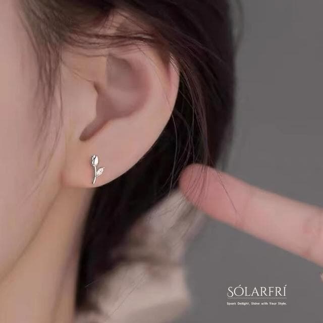 【SOLARFRi】925銀針耳環｜閃耀輕奢小眾款親膚低敏 附品牌禮盒包裝(閨蜜情人女友母親老婆禮物)