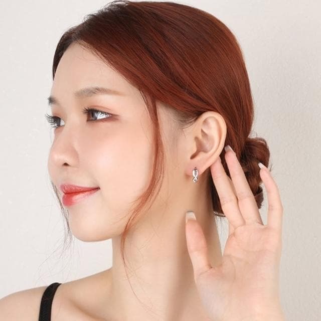 【Emi 艾迷】韓系無限美好微鑲鋯石環繞 耳環 耳扣