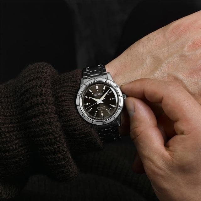 【SEIKO 精工】PRESAGE系列 Style60’s 復古風 機械腕錶 母親節 禮物 推薦(SRPL09J1/4R35-06H0U)