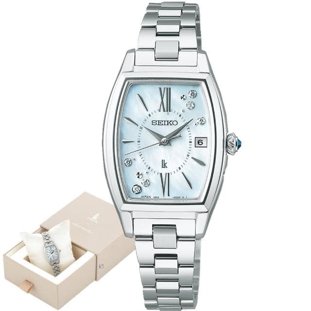 【SEIKO 精工】伊甸園聯名 太陽能錶電波錶 女錶 指針錶 指針錶 手錶 禮物 畢業(1B32-0BJ0B.SSVW231)