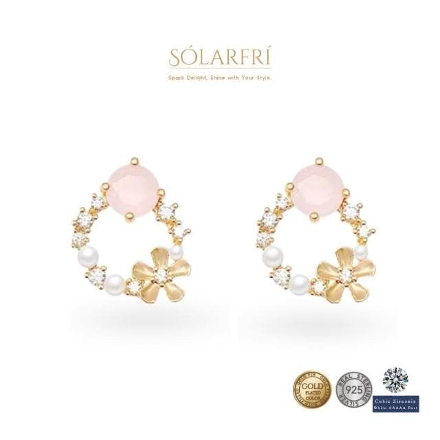 【SOLARFRi】銀針耳環｜優選親膚材質配戴舒適 附品牌禮盒包裝(閨蜜情人女友母親老婆禮物)