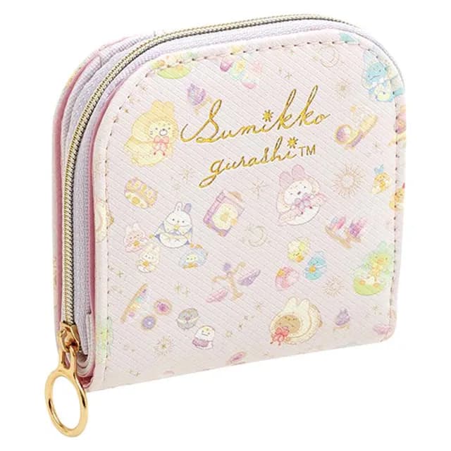 【San-X】雙11 角落生物 魔法占卜系列 皮質短夾 零錢包 角落小夥伴 奇幻魔法兔子裝