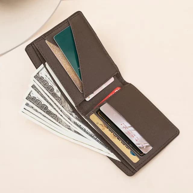 【LEESA】雙11 超薄短夾\精品短夾\名牌短夾\薄錢包\皮夾\錢包\男生皮夾\短夾\男生零錢包\短夾錢