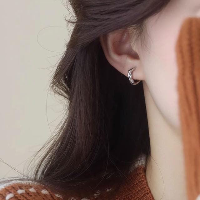 【KT DADA】包包 易扣式耳環 女生禮物 女孩生日禮物 女友禮物 抗過敏耳環 易扣式耳環 925 純銀耳環