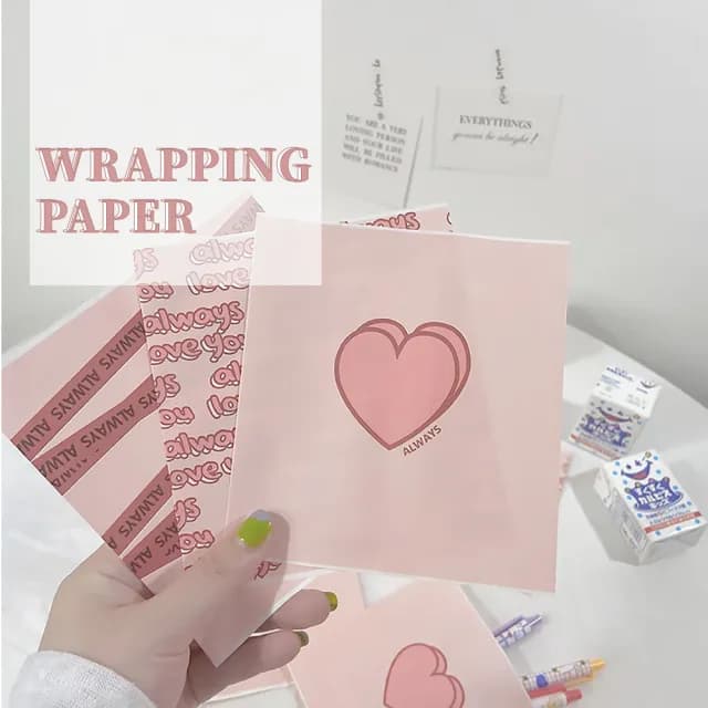 【禮品袋子】ins風愛心紙袋包裝紙15入(送禮 小紙袋 西點袋 餅乾袋 點心袋 禮物袋 飾品收納 糖果 情人節)