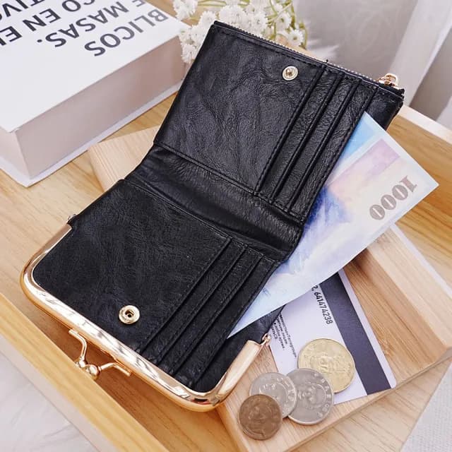 【LEEHER】雙11 錢包女/口金包/零錢包/卡夾錢包/短夾/口金短夾/女皮夾/雙層零錢包/可愛錢包/錢