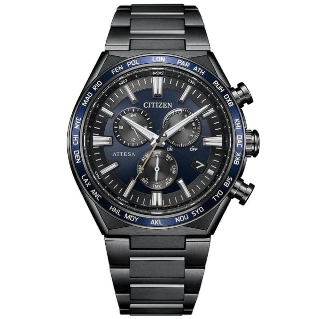 【CITIZEN 星辰】GENTS系列 電波對時 萬年曆 光動能腕錶 母親節 禮物 推薦(CB5967-66L)