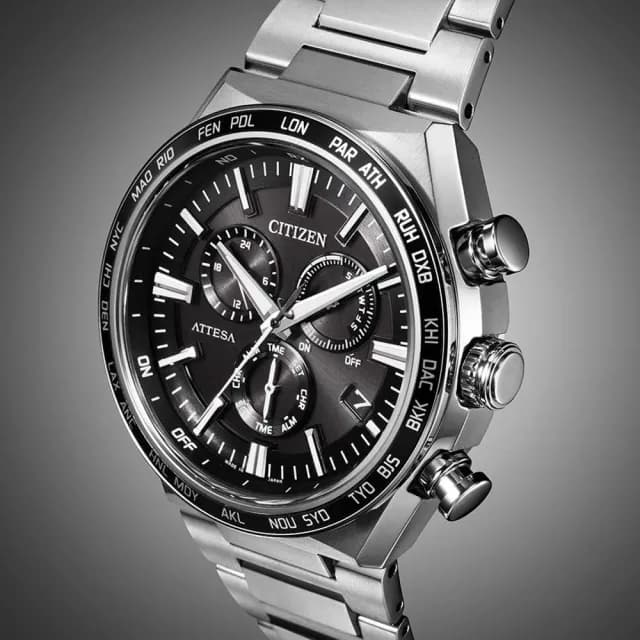 【CITIZEN 星辰】光動能鈦金屬 萬年曆電波錶 41.1mm(CB5966-69E 禮物推薦)