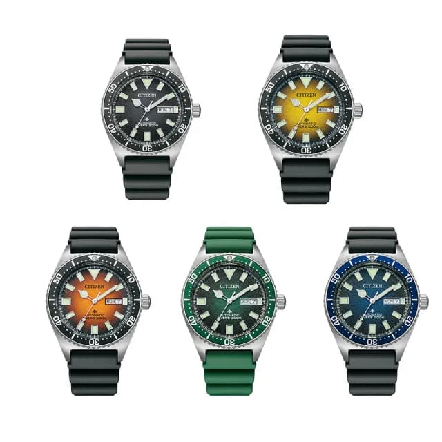 【CITIZEN 星辰】PROMASTER 200米防水錶 潛水錶 機械錶 手錶 指針錶-41mm 禮物 推薦(NY0120-01E)