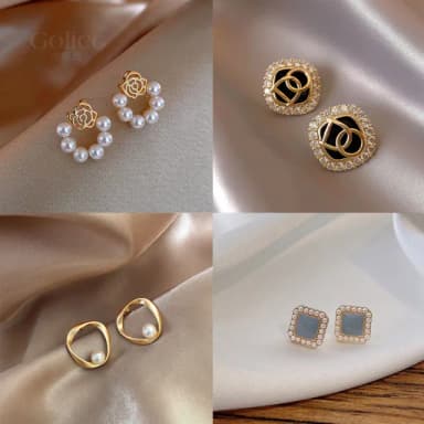 【Golicc】精緻氣質耳環 精選合輯(母親節 生日 情人節 飾品 耳釘 耳飾 耳墜 禮物)