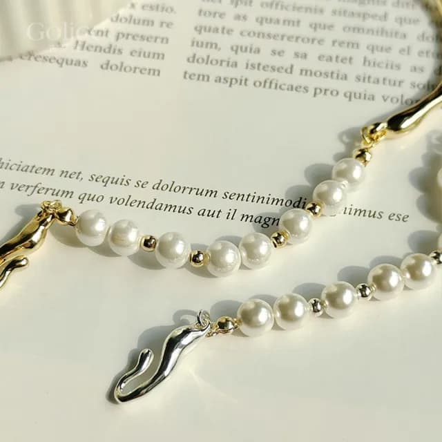 【Gulicc】手鍊 輕奢耀眼 優雅珍珠(雙11 聖誕節 生日 手環 手繩 首飾 飾品 禮物)