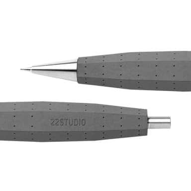 【22 STUDIO】清水模自動鉛筆(0.5mm HB筆芯 不鏽鋼筆頭 情人節 送禮推薦)