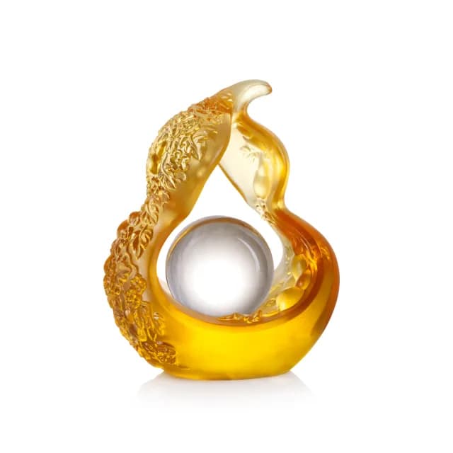 【琉璃工房 LIVING】福祿轉如意 發財/升官/創業/搬家(送禮/琉璃/禮物/水晶/藝術品/擺飾/禮贈/企業)