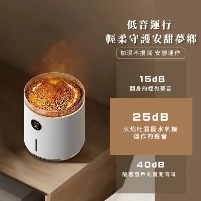 【頂級享受】火焰吐霧圈水氧機(雙模式 香薰機 霧化機 氛圍燈加濕器 香氛機 空氣清淨機 噴霧機 裝飾品)