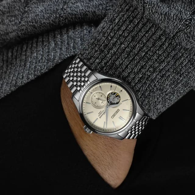【SEIKO 精工】Presage系列 日式職人工藝 開芯機械腕錶 畢業禮物 送禮 推薦(SPB469J1/6R5J-00C0S)