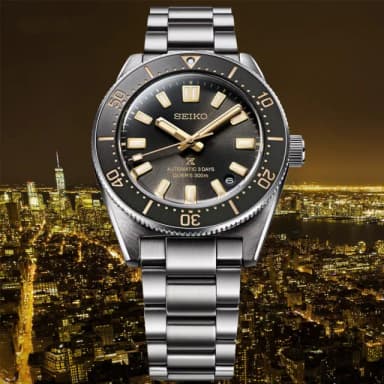 【SEIKO 精工】100週年 復刻1965 三日鍊 潛水機械腕錶 母親節 禮物 推薦(SPB455J1/6R55-00G0N)
