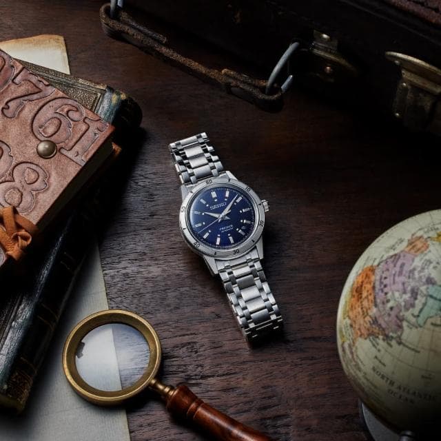 【SEIKO 精工】PRESAGE系列 Style60’s 復古風 機械腕錶 母親節 禮物 推薦(SRPL07J1/4R35-06H0B)