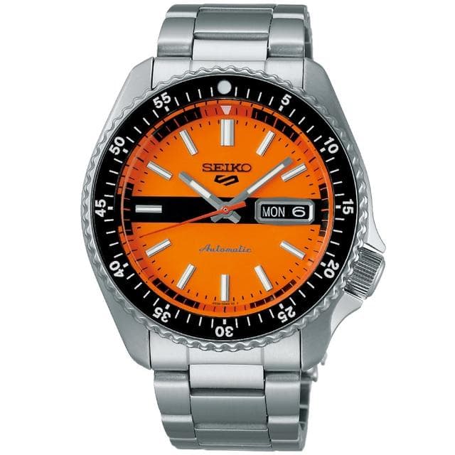 【SEIKO 精工】5 Sports 系列 55周年現代詮釋版 機械腕錶 母親節 禮物 推薦(SRPK11K1/4R36-13V0L)