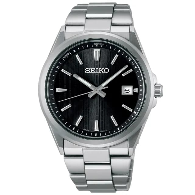 【SEIKO 精工】日系簡約 太陽能電波腕錶 禮物推薦(SBTM351J/7B72-0AK0D)