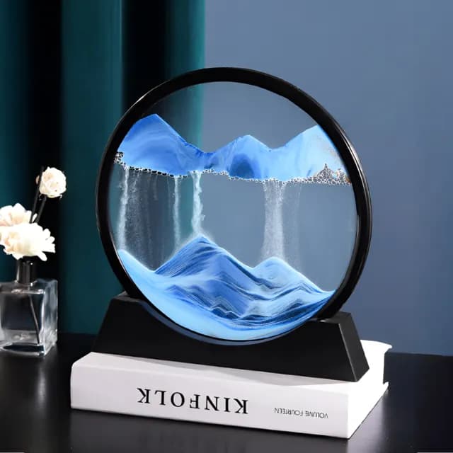 【上手家居】流沙畫(沙漏/流動畫/沙漏畫/流沙擺飾/流砂畫/生日禮物)
