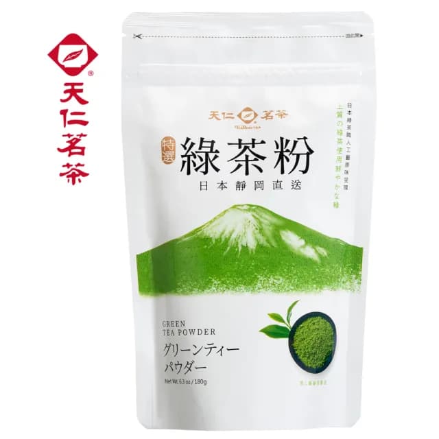 【天仁茗茶】日本特選綠茶粉180g*3包