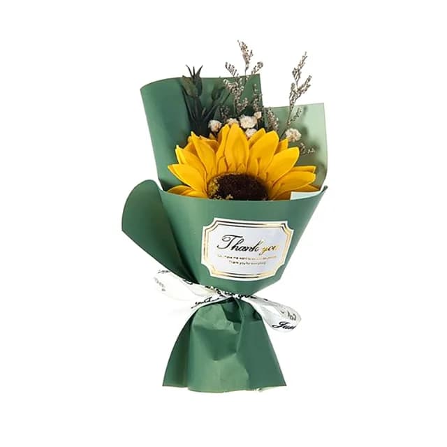 【JEN】香皂花乾燥花巴掌大小花束16*7cm(畢業典禮/節慶/生日禮物/情人節/母親節)