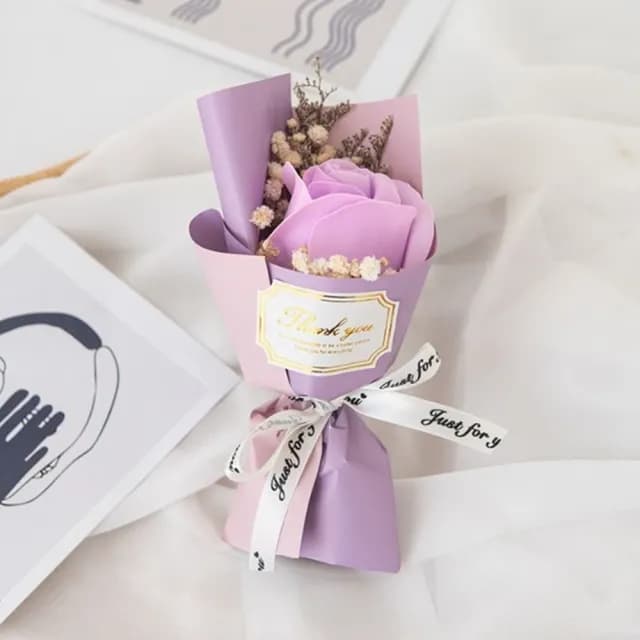 【JEN】香皂花乾燥花巴掌大小花束16*7cm(畢業典禮/節慶/生日禮物/情人節/母親節)