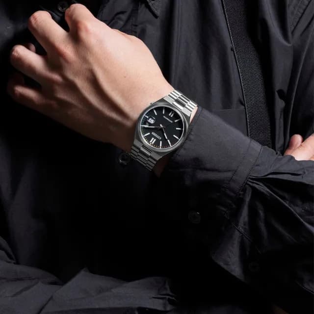 【CITIZEN 星辰】TSUYOSA系列 NJ0151 簡約 紳士 日期顯示 自動機械 鏤空 夜光 簡約 手錶 腕錶