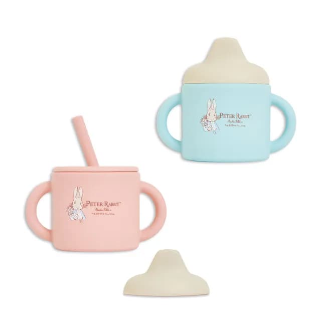【奇哥】比得兔不鏽鋼湯叉餐具組(學習湯匙/學習叉/兒童餐具)