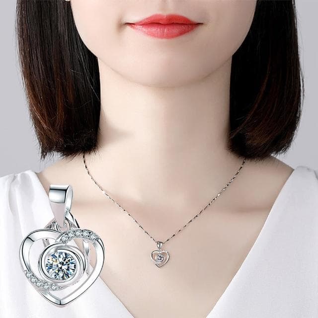 【KT DADA】999 純銀項鍊 婚禮禮物 合成鑽石 銀項鍊 紀念日禮物 小飾品 質感小物 禮品 生日禮物 伴娘禮物
