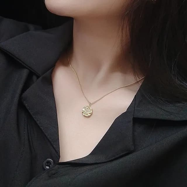 【MoonDy】情人節禮物 包包 18k金項鍊 簡約項鍊 芒星項鍊 星星項鍊 項鍊 鎖骨鏈 INS項鍊 金幣項鍊 生日禮物