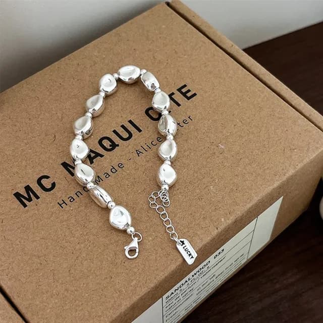 【MoonDy】雙11 包包 銀飾品  女生飾品 首飾 女友禮物 韓國飾品 百搭手鍊 搭配 裝飾品 女生禮物