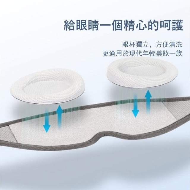 【Gabor】3D立體可調換遮光眼罩 舒壓睡眠眼罩 出差/旅行便攜眼罩 交換禮物