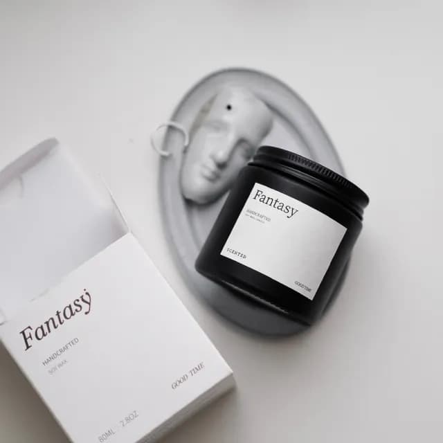 【Fanasy梵特希】三段香調天然手工大豆香氛蠟燭80ml-6款任選(大豆蠟 香薰蠟燭 香氛)