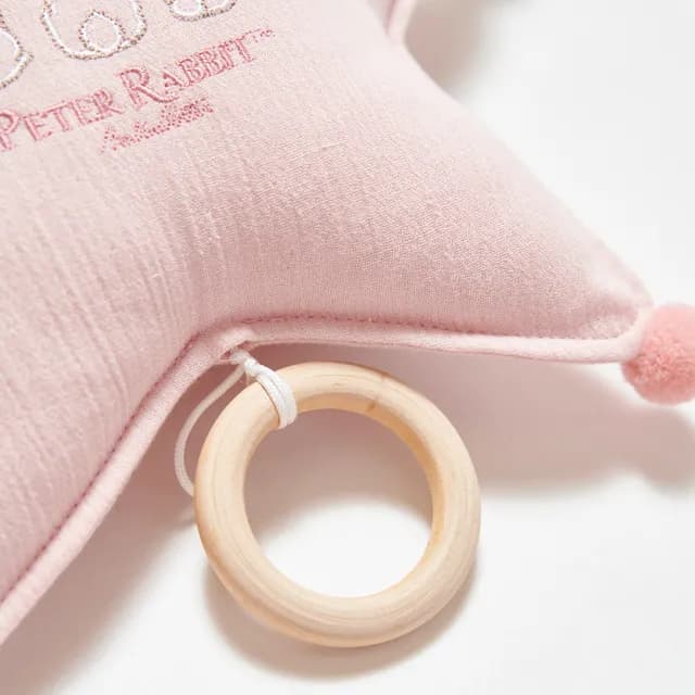 【奇哥】比得兔天絲泡泡紗星星音樂鈴(嬰兒安撫/彌月禮物)