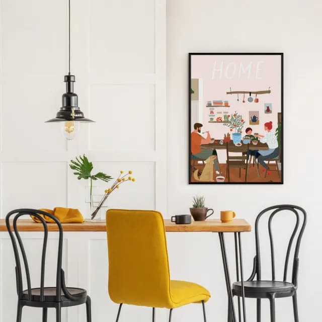 【菠蘿選畫所】陪你長大 - 50x70cm(親子插畫掛畫/父親節禮物/遊戲房佈置)