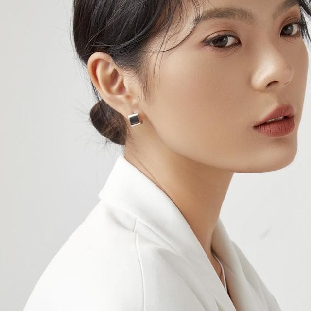 【LEESA】s925純銀耳扣\圈圈耳環\復古女耳扣\小耳扣\小耳朵耳環\易扣耳環\情人節禮物\生日禮物\