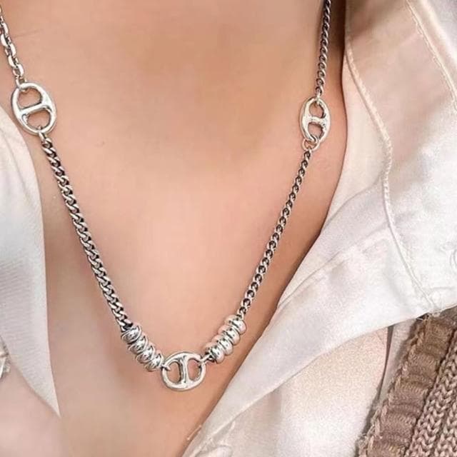 【LEEHER】女生/s925純銀項鍊/復古項鍊/個性項鍊/歐美項鍊/抗過敏項鍊/不掉色項鍊/小禮物/女友