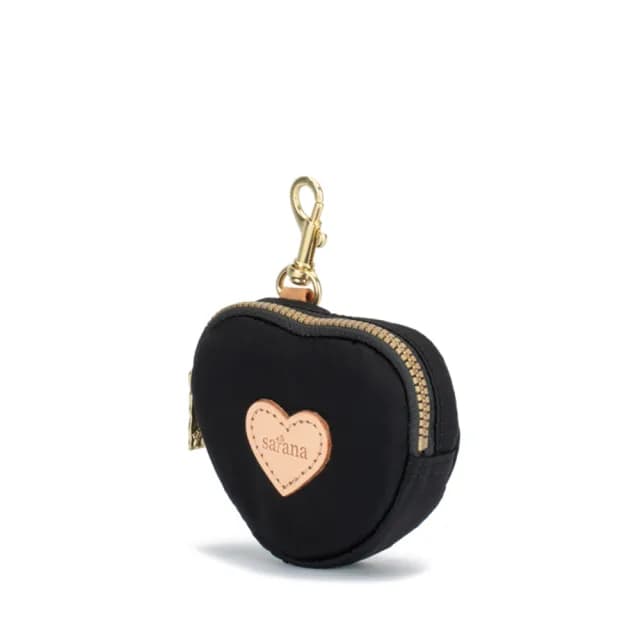 【satana】雙11限定★Soldier 趣淘愛心零錢包(亮黑色)