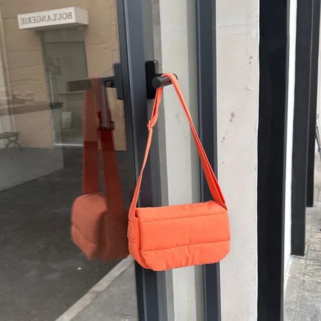 【巴黎精品】情人節禮物 現貨+預購 側背包尼龍肩背包(輕便百搭帆布小方包女包包7色a1fp39)