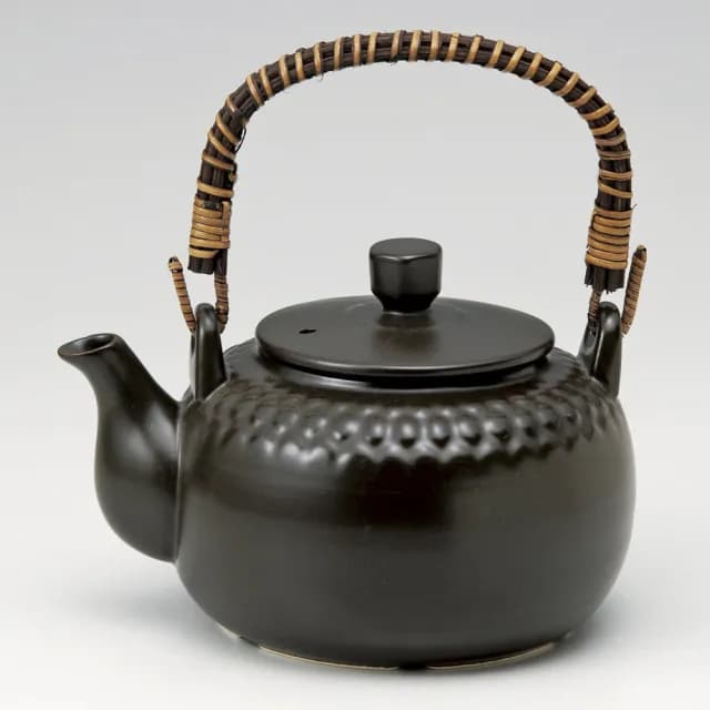 【福介商店】日本陶壺 萬古燒 達摩超耐熱 陶壺1.2L(煮水 泡茶 茶具 煎藥壺)