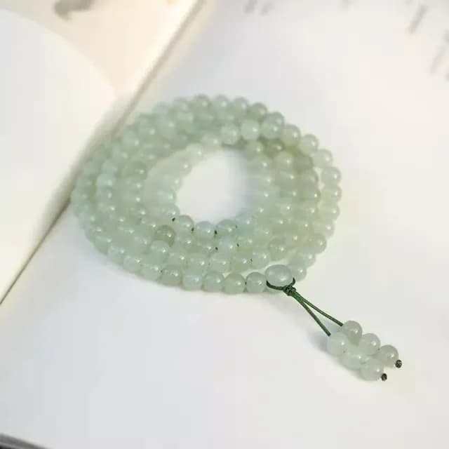 【巴黎精品】現貨+預購 佛珠108顆念珠(和闐玉6mm青玉復古男女手串3色a1ez24)